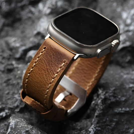 Weathered Leather Apple Watch Band